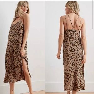 Leopard print aerie dress midi